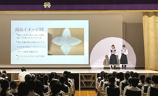 高校2年生が創造性教育「事業化実習」の中間発表を行いました