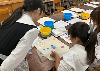 秋のオープンスクールでOriginalトートバッグ作りの講座を開きました