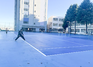 東京都私立中学校高等学校テニス大会個人戦に向けて